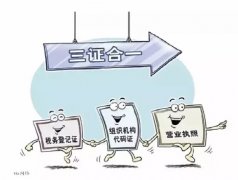 “三证合一”的营业执照中的18位数字分别代表什么？