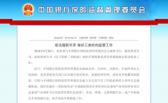 依法履职尽责 银保监会要求做好三类机构监管工作